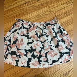 NWT Abercrombie Linen Flower Skirt